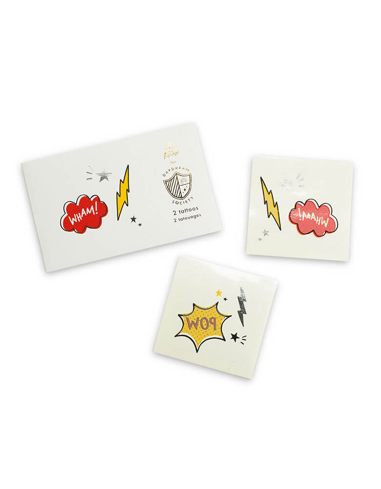 Superhero Temporary Tattoos