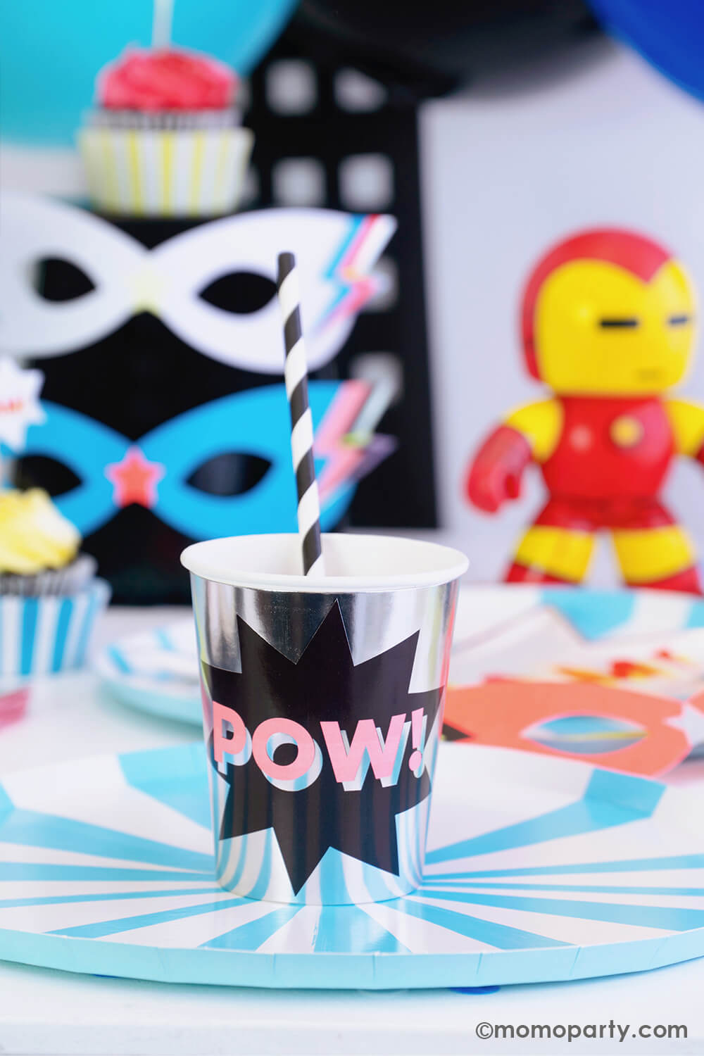 Superhero Party Cups (Set of 8)