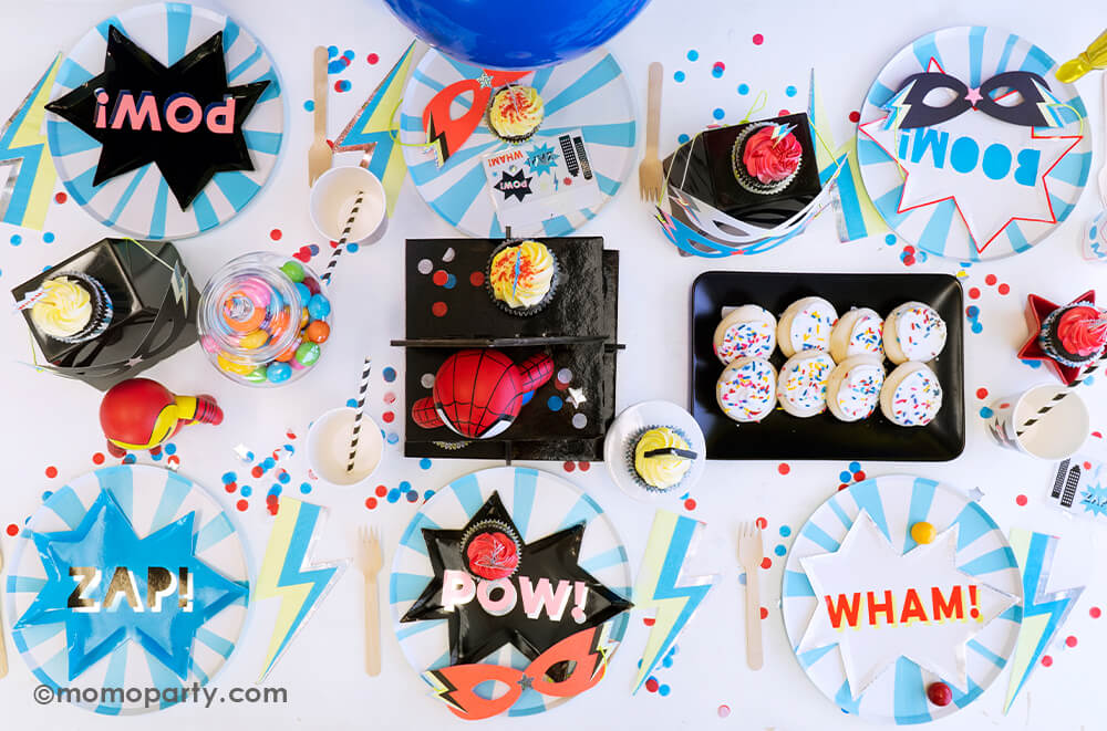 Superhero Plates (Set of 8)