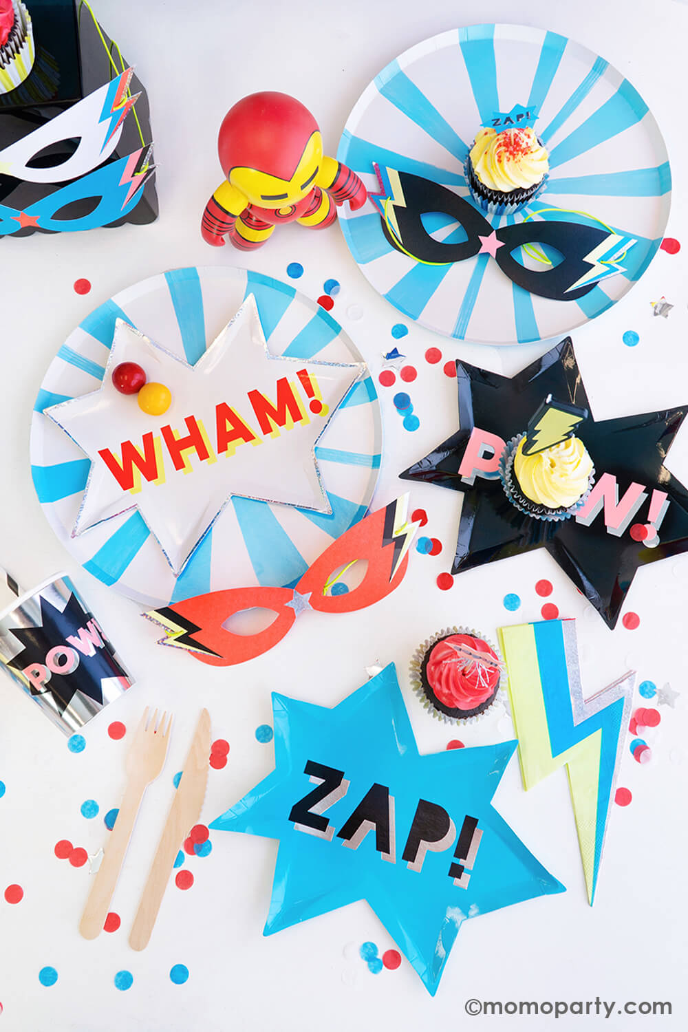 Superhero Plates (Set of 8)