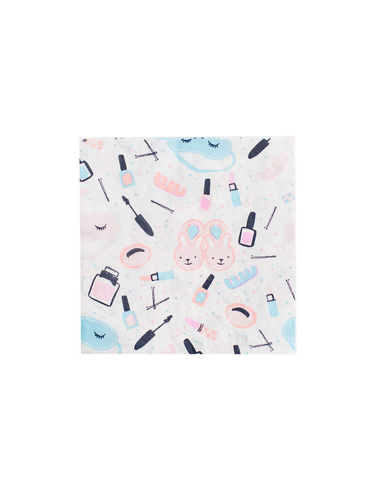 Sweet Dreams Essentials Large Napkins by Jollity & Co Party Boutique - Daydream society- Sweet Dreams collection. Set of 16, Featuring pops of neon and shiny gold foil, these printed napkins are truly what sleepover and spa dreams are made of!