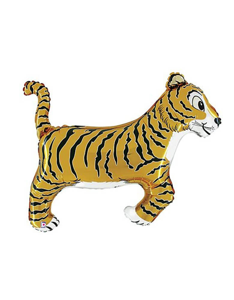 Betallic 41" Tiger Shaped Foil Mylar Balloon