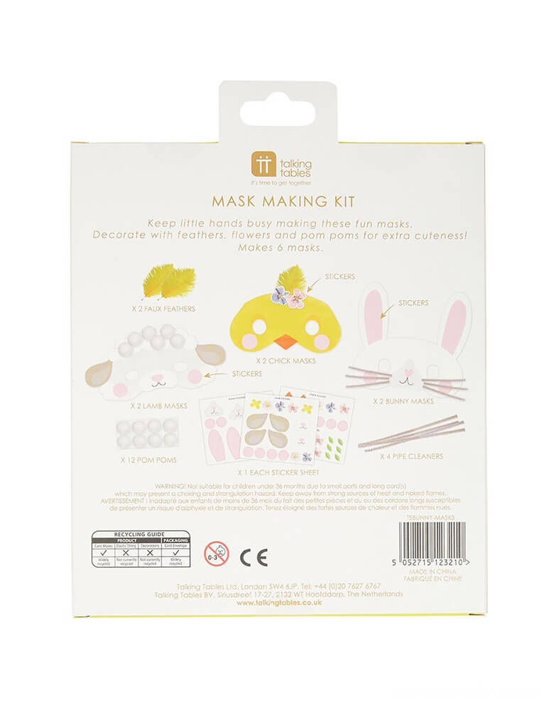 Truly Bunny Easter Mask Making Kit