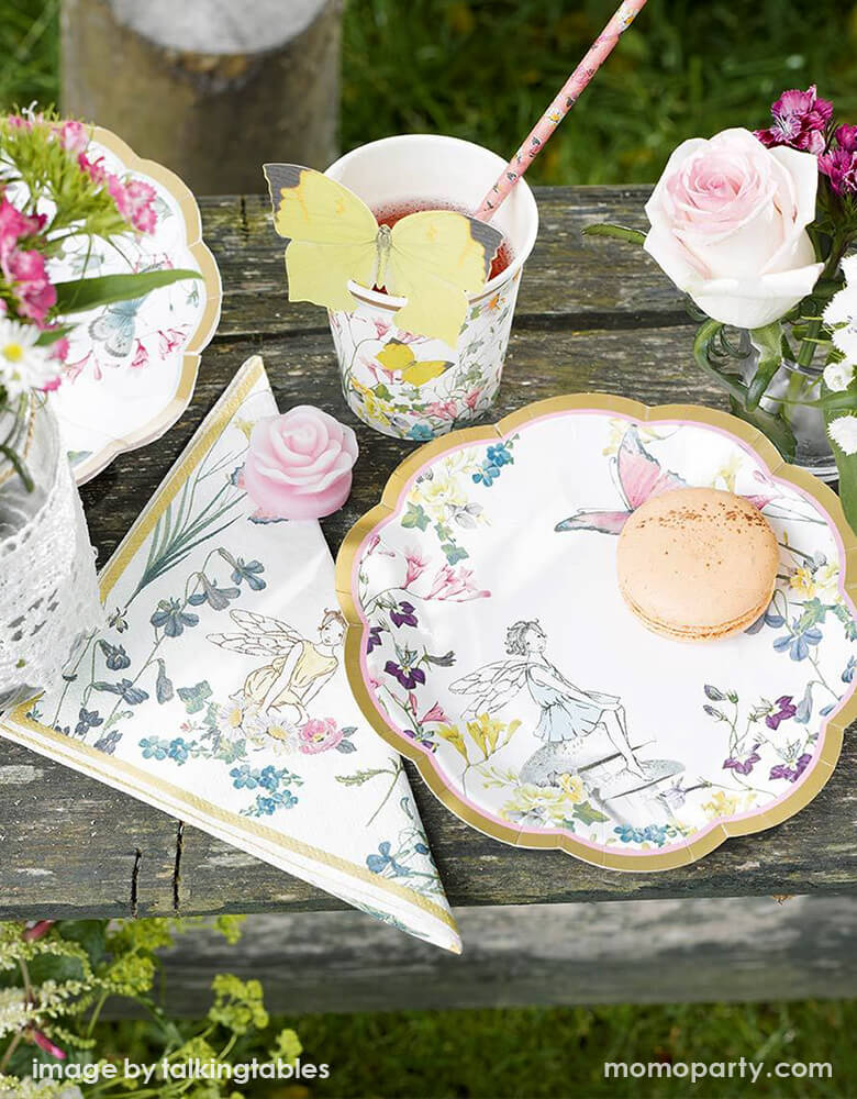 Truly Fairy Paper Cups with Butterflies (Set of 12)