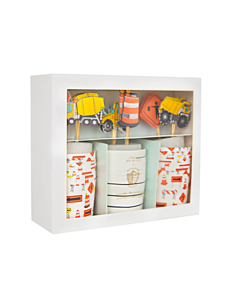 Under Construction Cupcake Decorating Set (Set of 24)