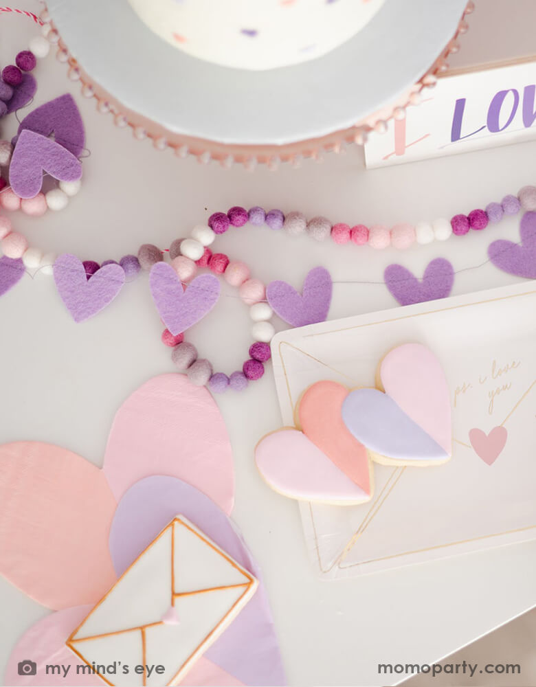 Valentine Heart Napkins (Set of 24)