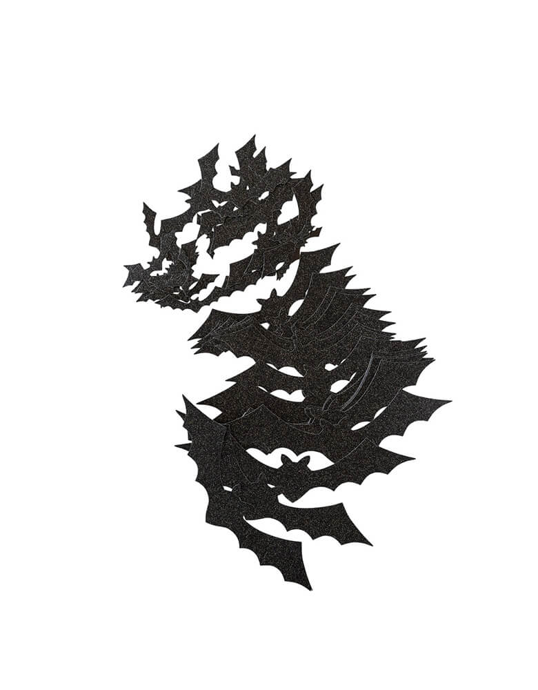 My Mind's eye glitter bats With score lines, these bats become dimensional and are ready to take fly at a moments notice, creating a truly terrifying space this Halloween.