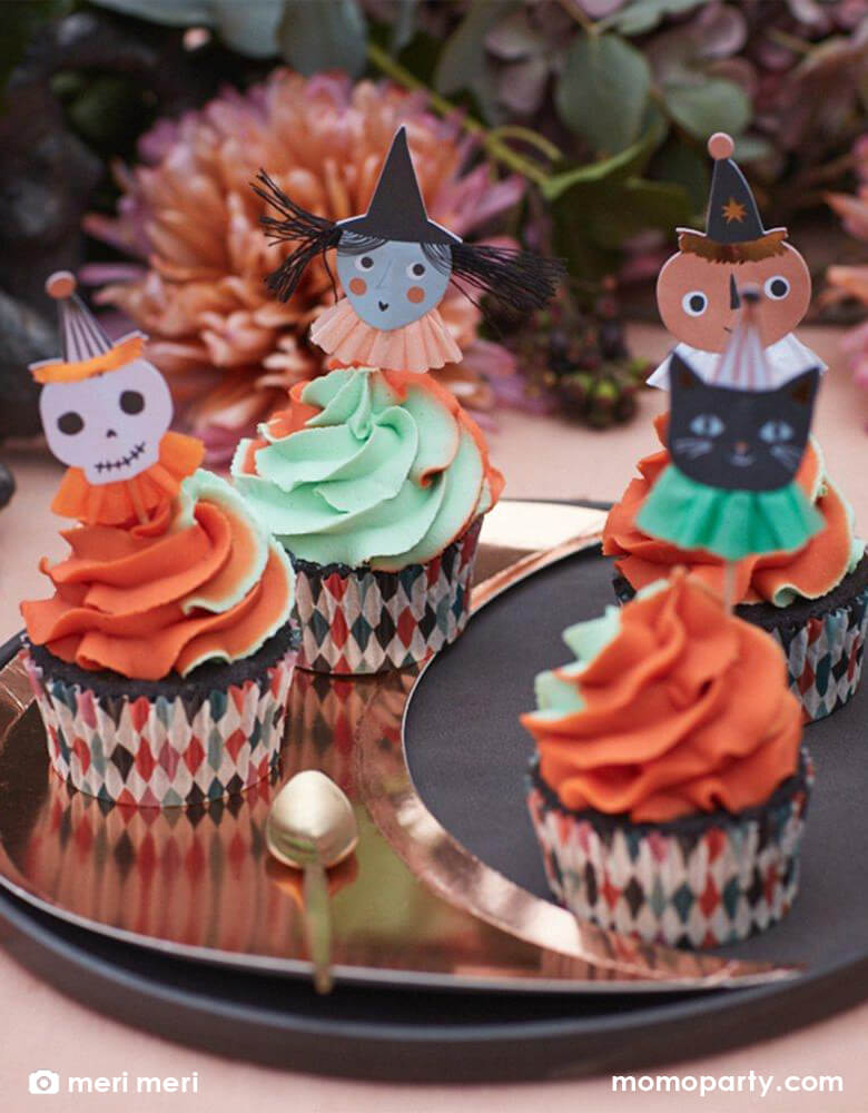 Vintage Halloween Cupcake Kit (Set of 24)