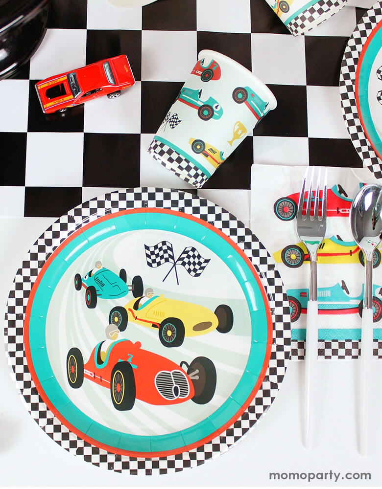 Vintage Race Car Napkins (Set of 24)