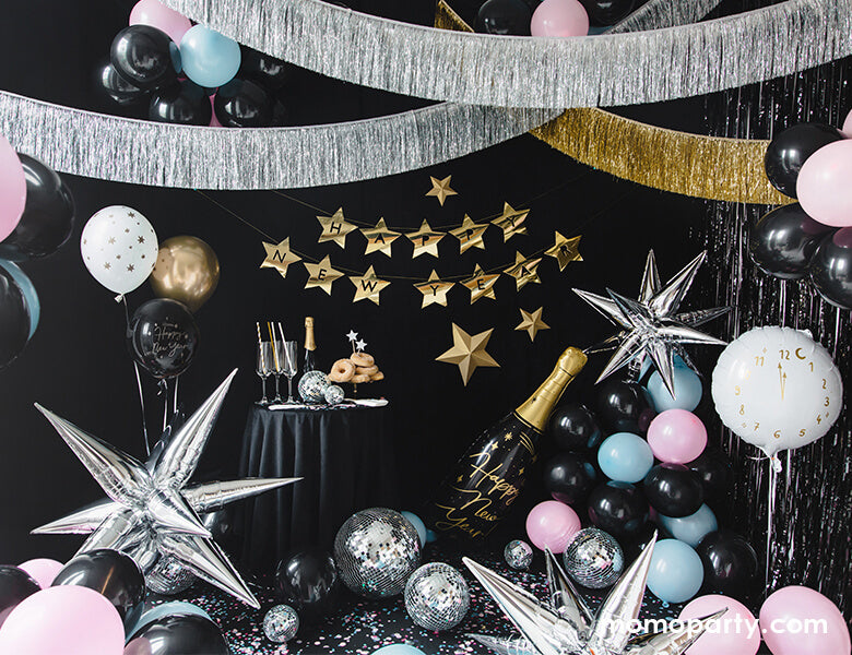 White Clock Shaped Foil Balloon