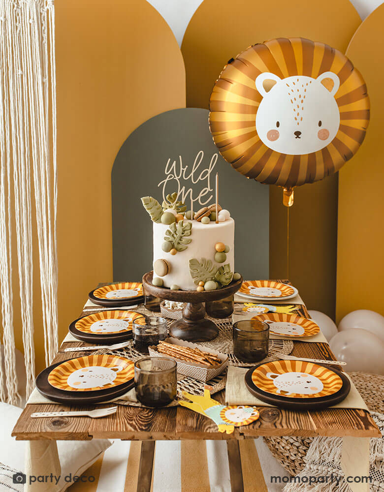 Wild One Lion Side Plates (Set of 6)