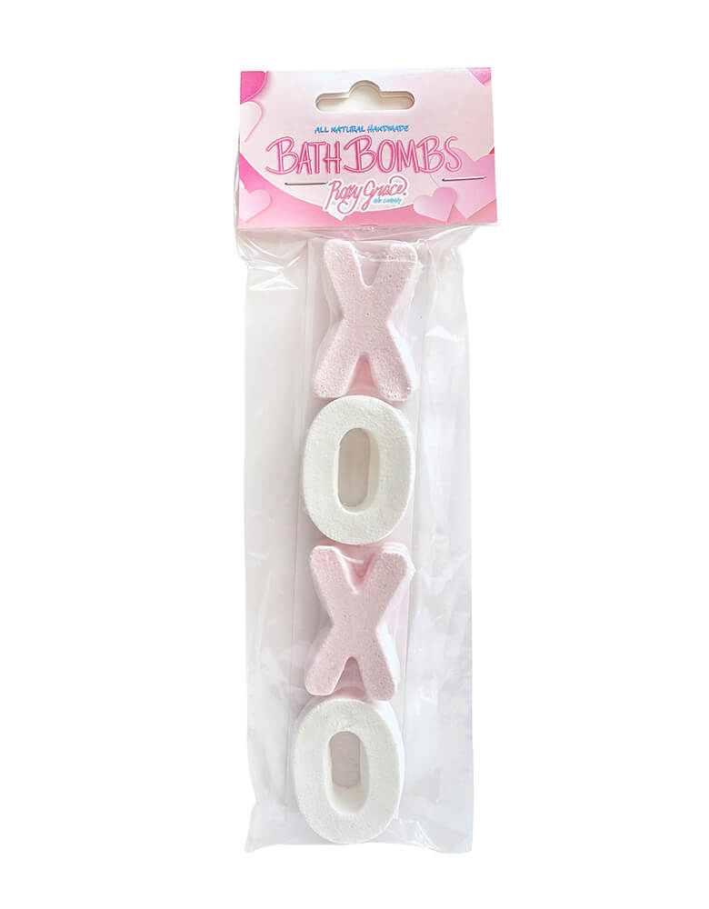 Roxy Grace - XOXO Bath Bomb Set. These bath bombs release the highest-quality essential oils and organic fruit oils, that fill your bathroom with good vibes and sweets scents. Ingredients like organic coconut oil and baking soda nourish your skin naturally to make it soft and oh-so-glowy.  Tell your body you love it with a nourishing dip in premium, all-natural ingredients.