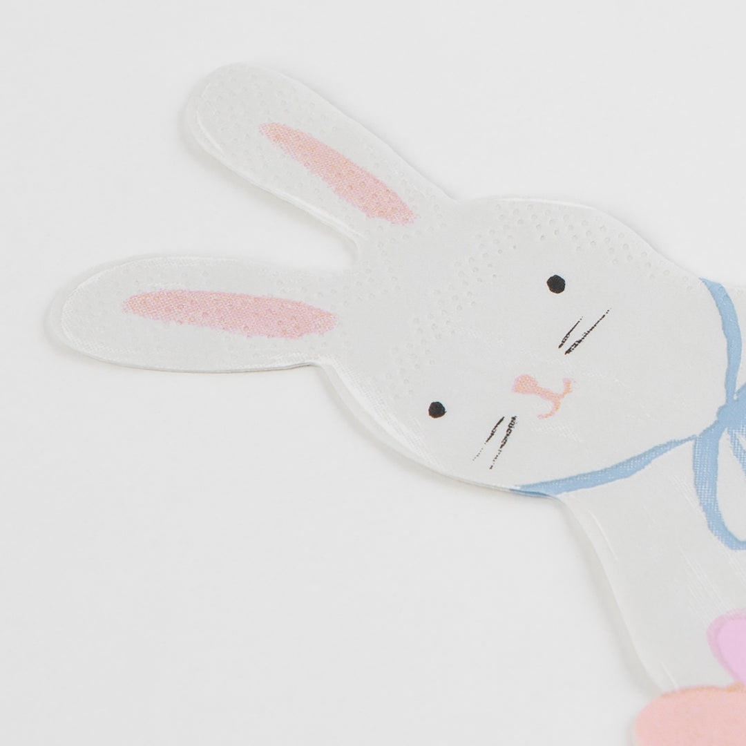 Bunny With Basket Napkins (Set of 16)