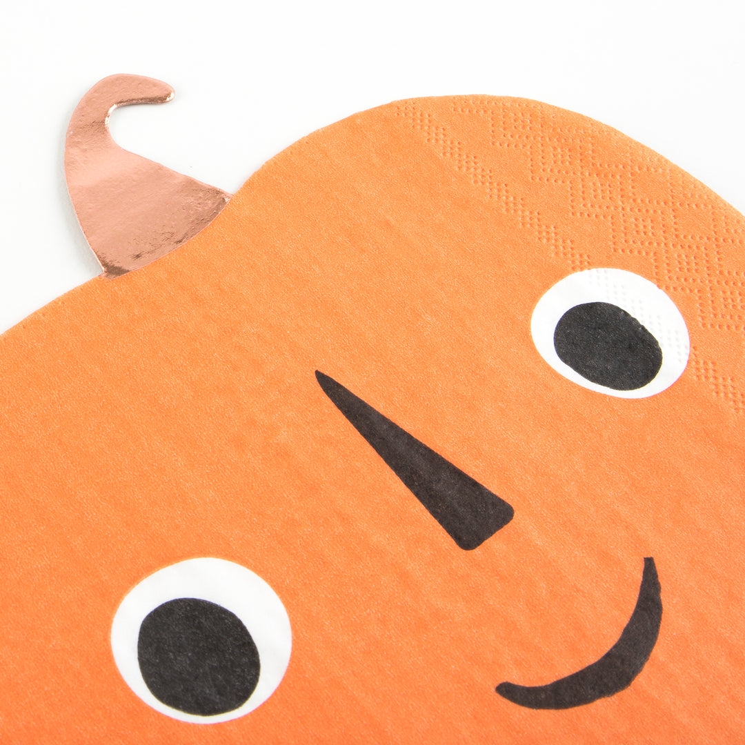 Happy Pumpkin Napkins (Set of 16)