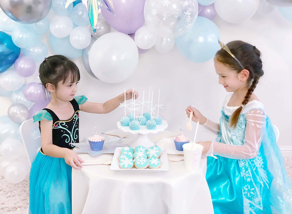 Frozen Party Ideas at home Sister duo copy