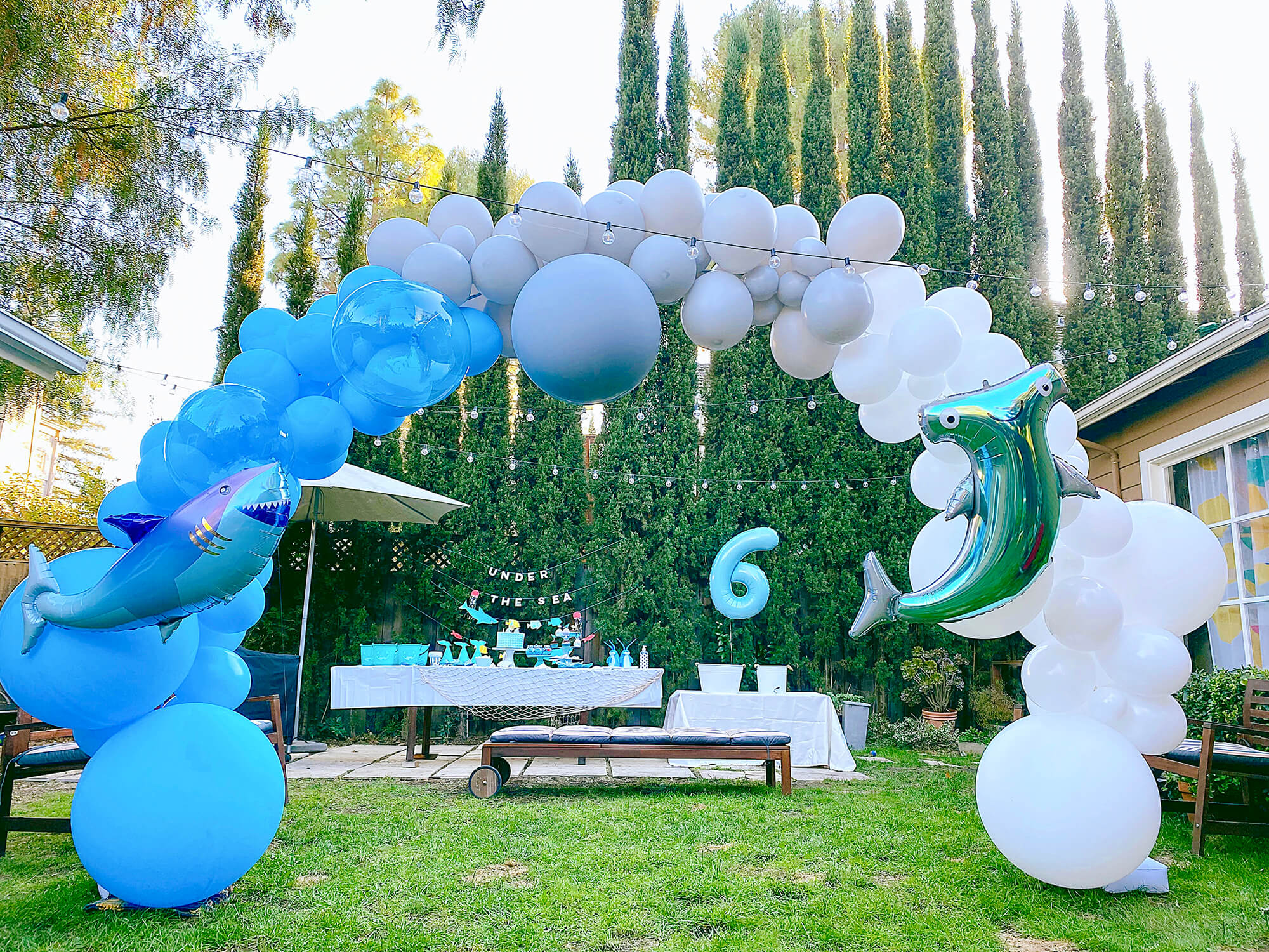 Under The Sea Backyard Birthday Party