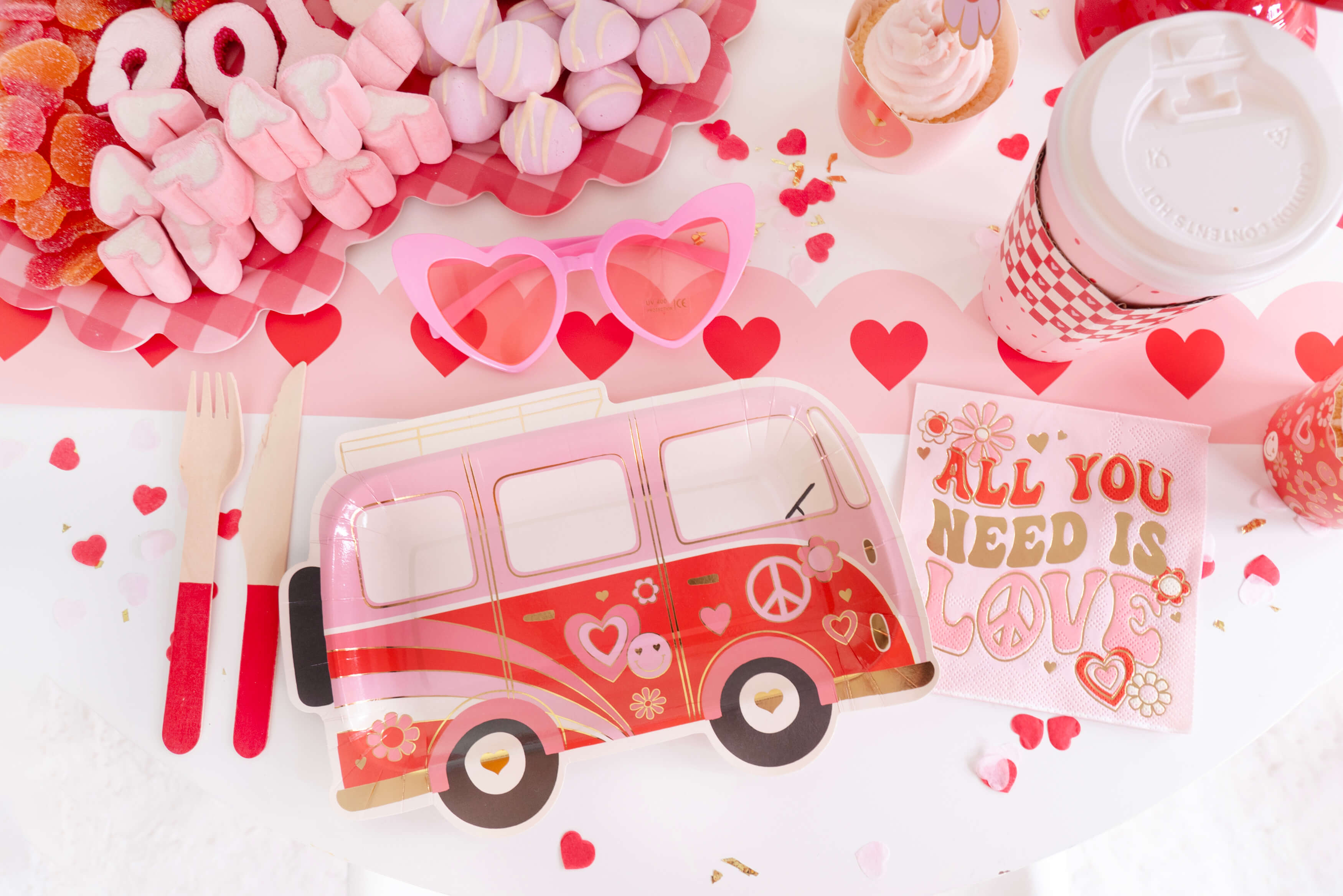 A Retro Groovy Valentine’s Day Celebration