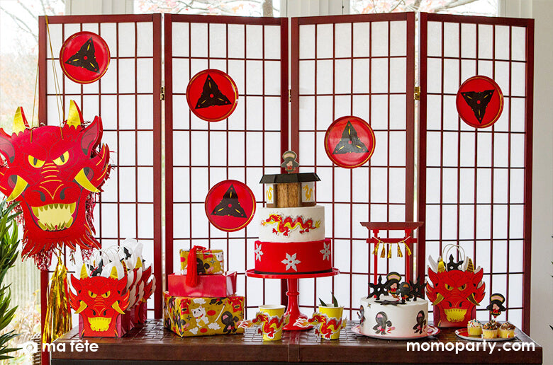 Kid's Ninja Themed Birthday Party Ideas