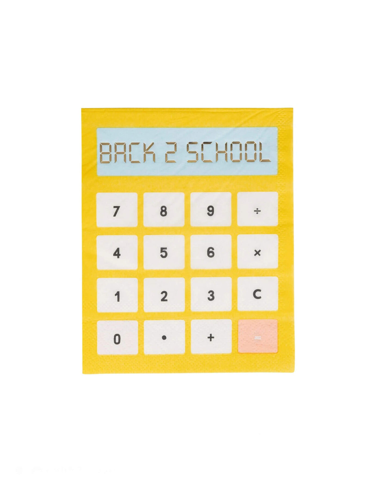 Calculator Paper Guest Napkins (Set of 18)