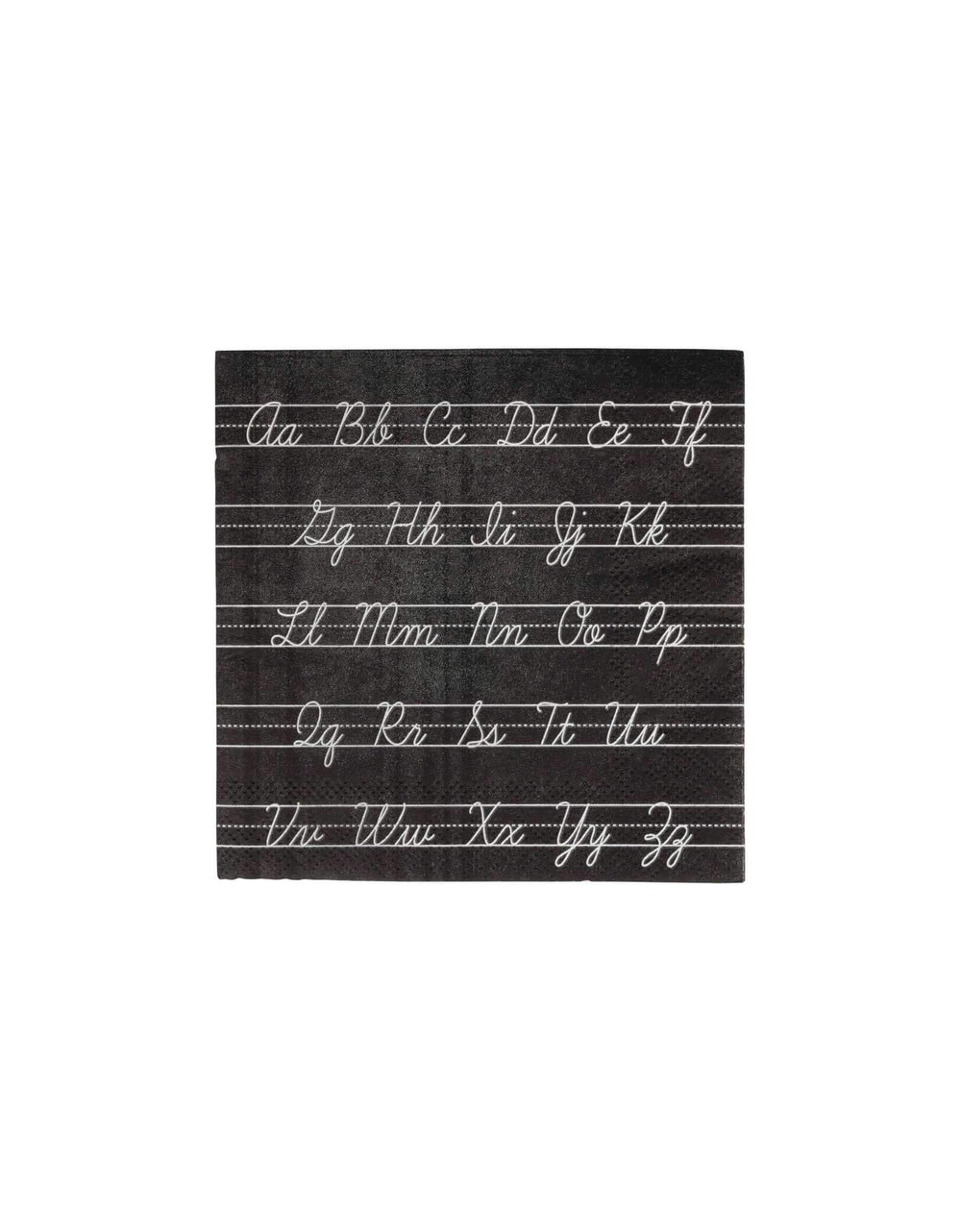 Cursive Abcs Paper Small Napkins (Set of 24)