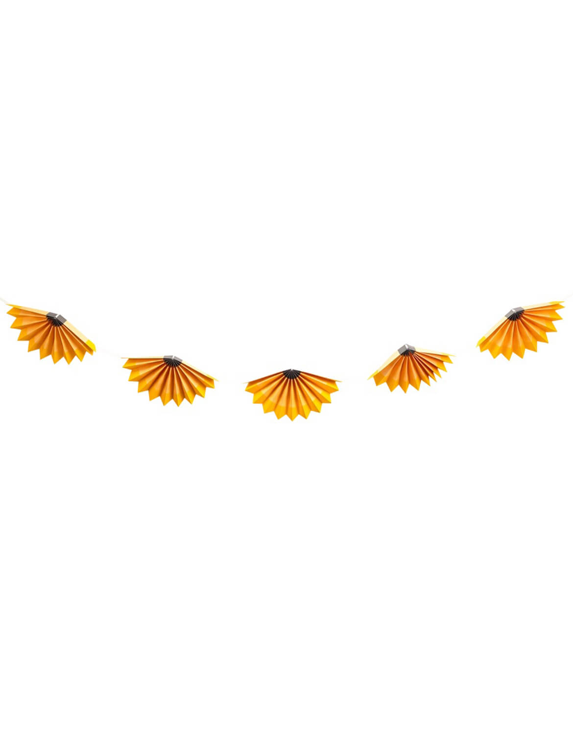 Momo Party's 7ft Back to school Pencil Fan Bunting Garland by My Mind's Eye on a white background.