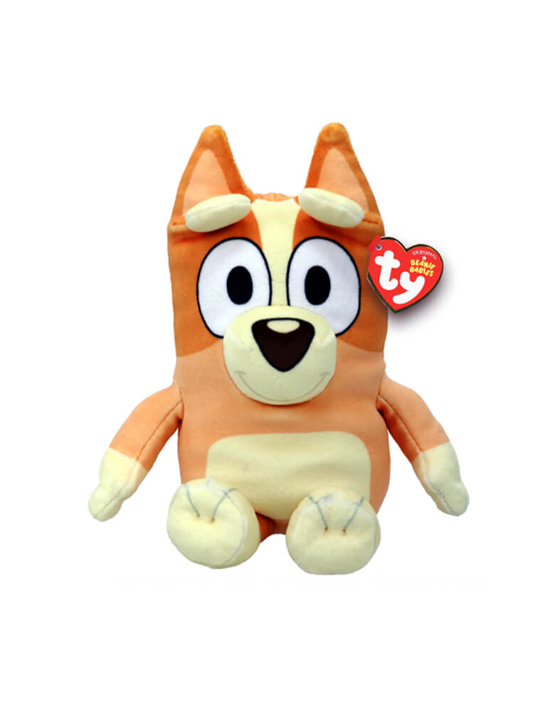 Momo Party's Bingo small plush toy from Bluey by TY toys
This is perfect birthday gift for a bluey fan,  or a cute party favors to kids, Bring Bluey home for endless fun and the best cuddles around!