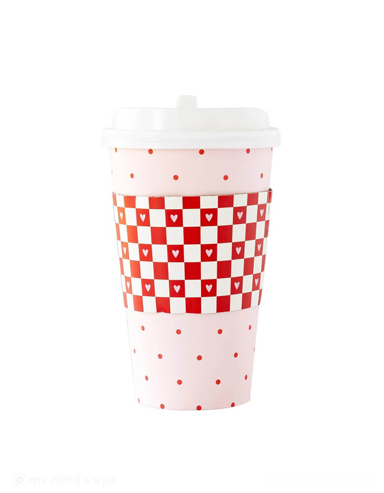 Paper 7.75-Inch Drinking Straws - Christmas Red and Green Polka Dots: 25-Piece Pack