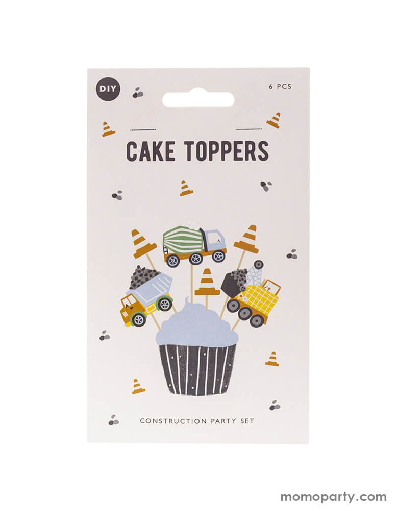 Construction Toppers (Set of 6)