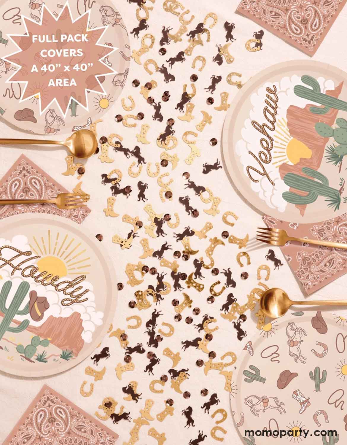 Gold Western Party Confetti