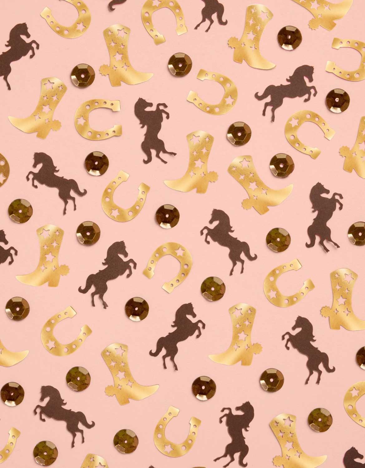 Gold Western Party Confetti