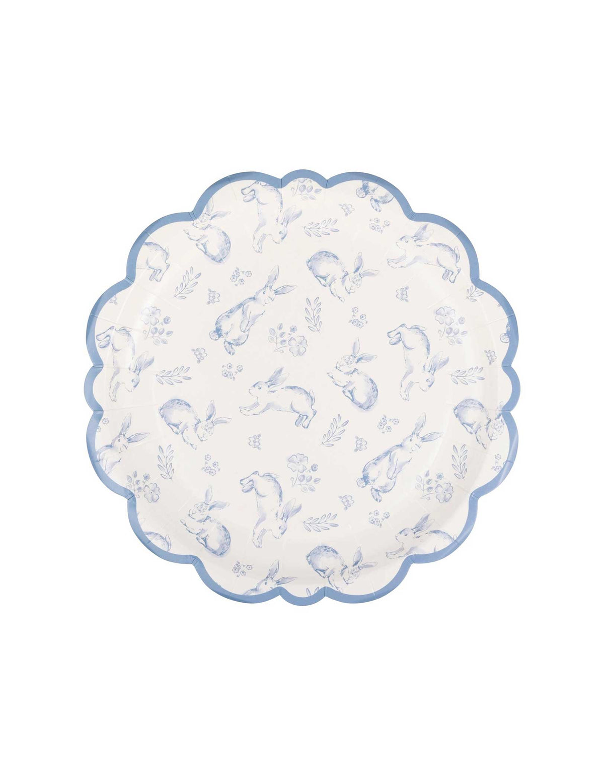 Bunny Toile Plates (Set of 8)