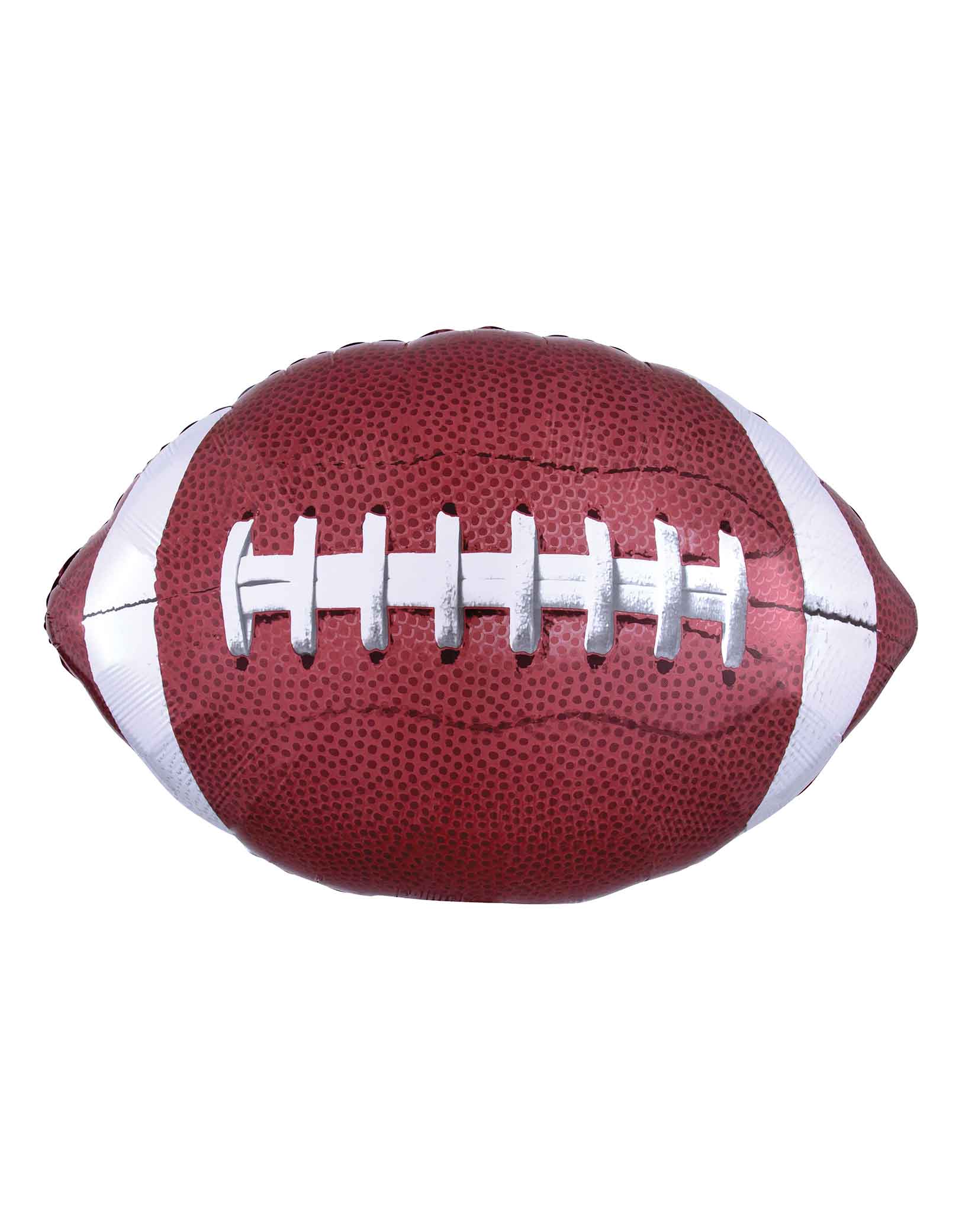 Momo Party's 31" x 20" Jumbo Football Foil Mylar Balloon by Anagram Balloons. Perfect for a football themed birthday, Super Bowl party, or a tailgate party!