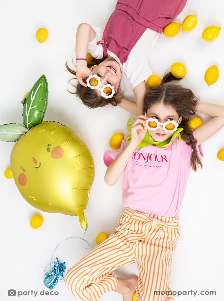 Happy Lemon Foil Balloon