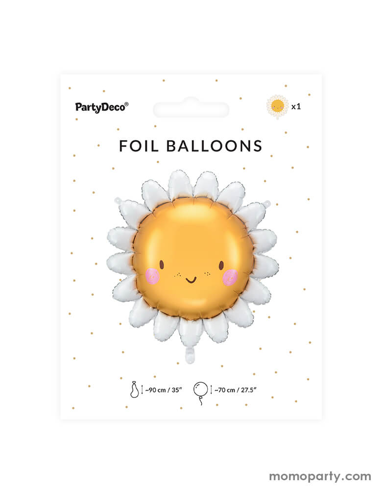 Happy Sun Foil Balloon