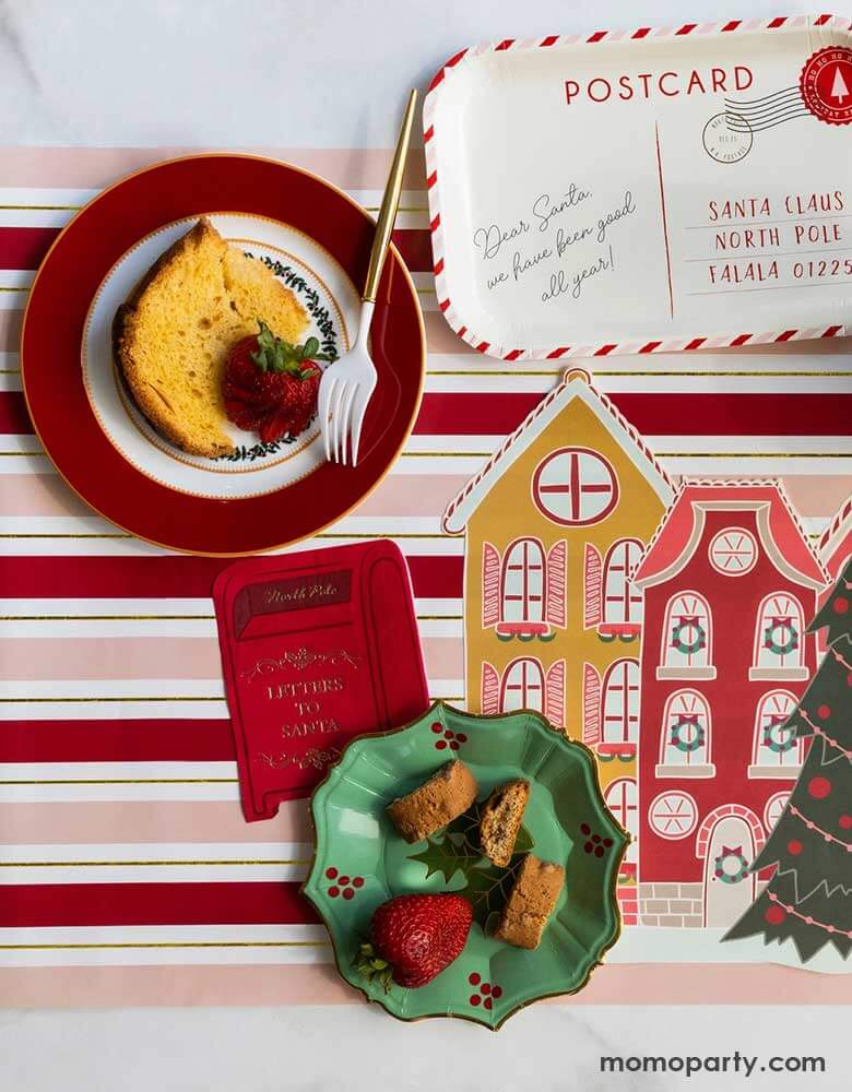Holiday Village Paper Placemats (Set of 12)