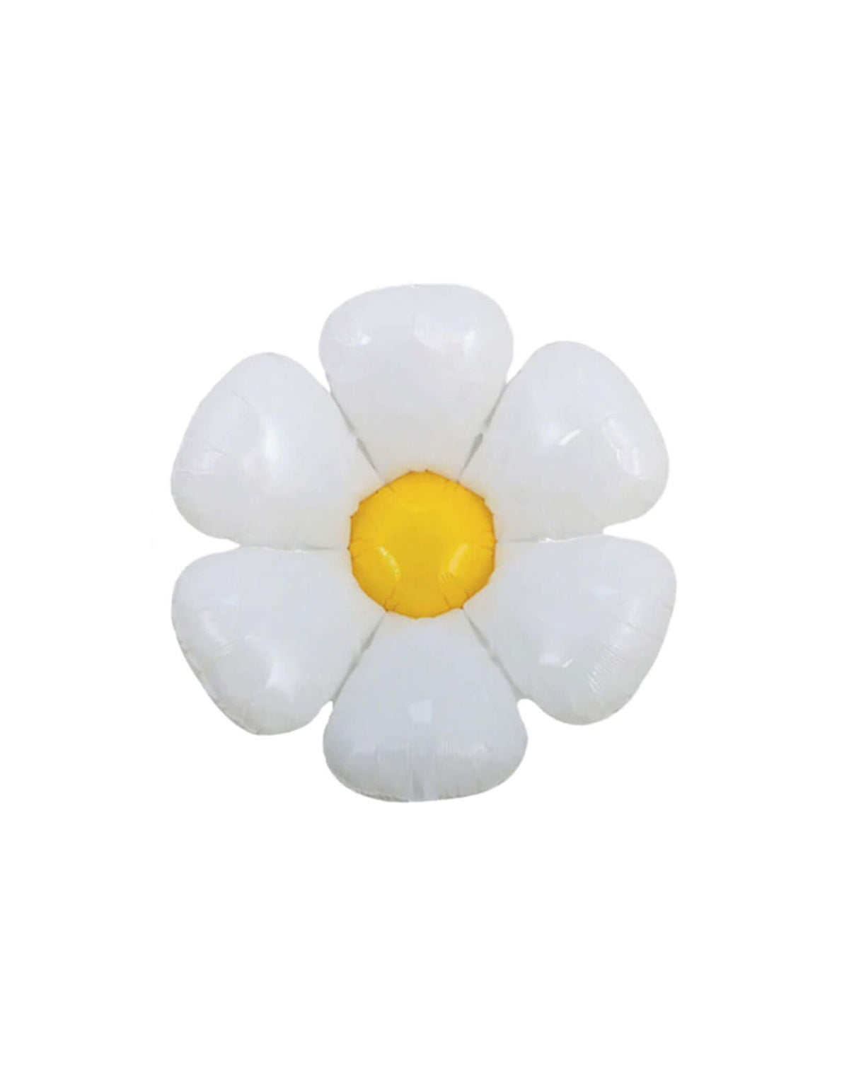 Junior White Daisy Flower Balloons (Set of 4)