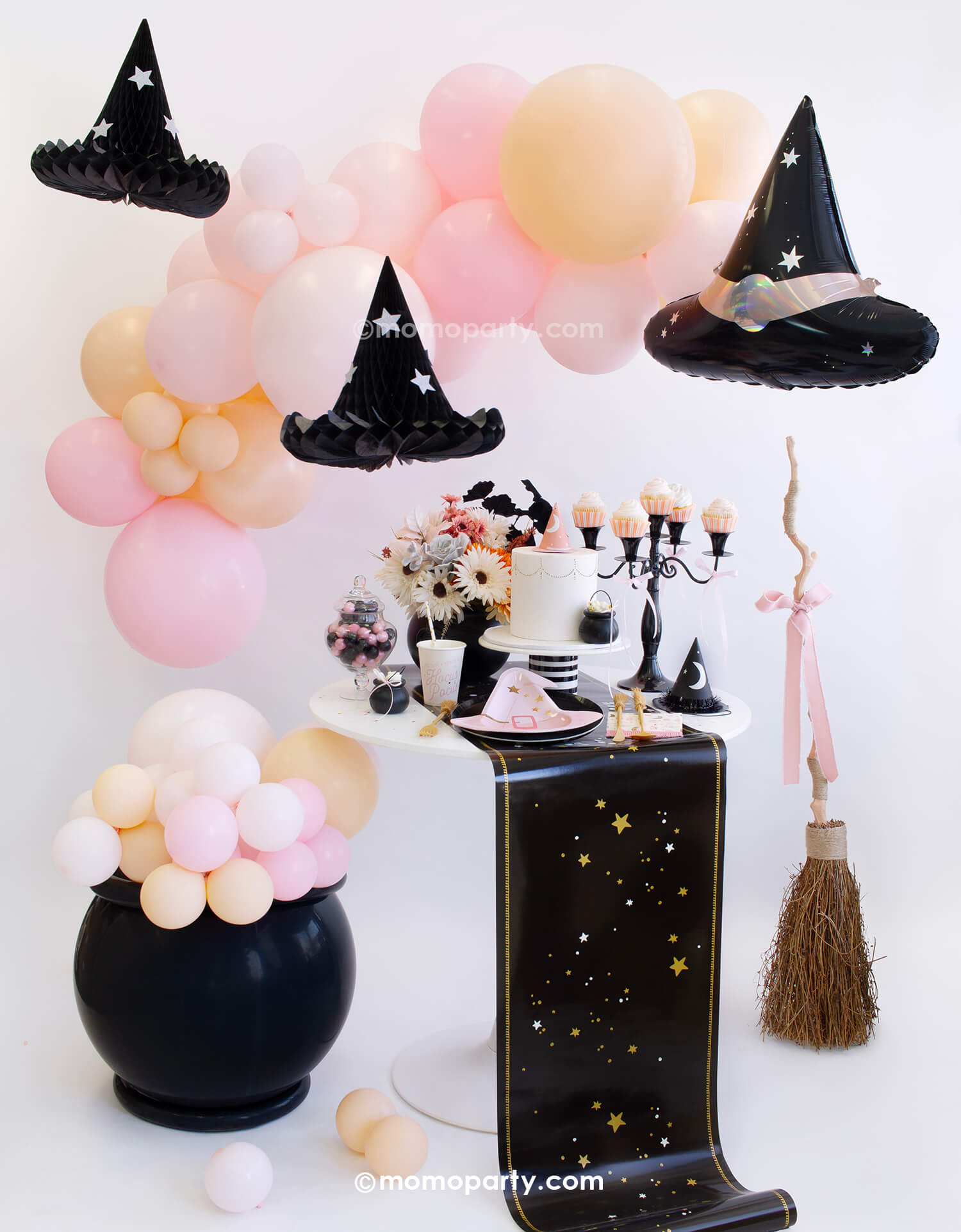 Hocus Pocus Pink Halloween Balloon Cloud Kit