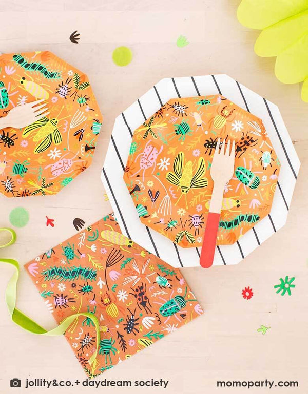 Backyard Bugs Bunches of Bugs Large Napkins (Set of 16)