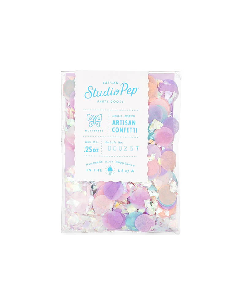 Butterfly Artisan Confetti Mini Bag