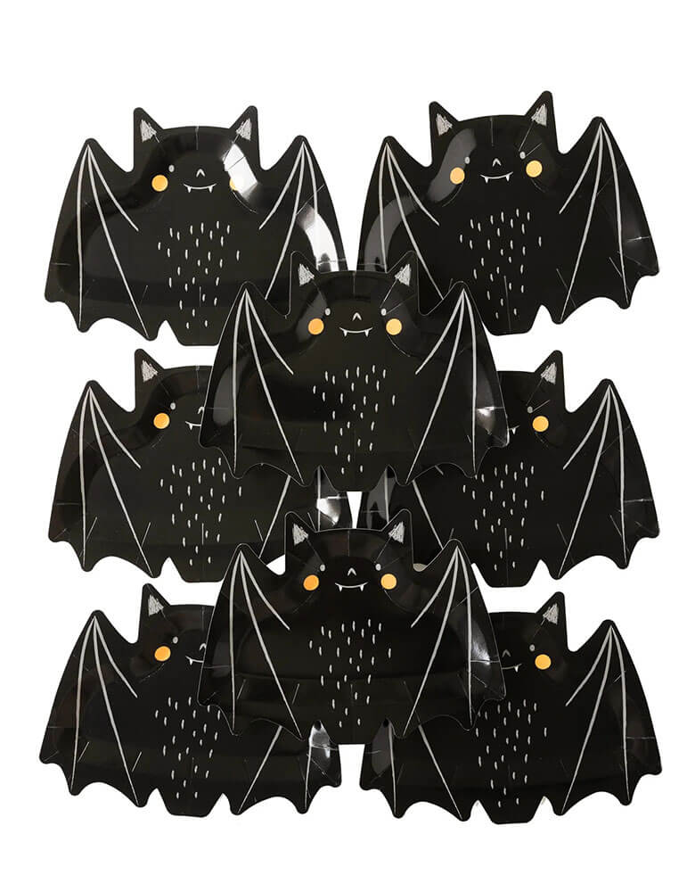 Freakin' Bats Bat Shaped Paper Plates (Set of 8)