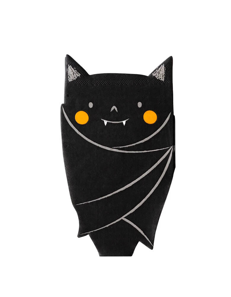 Freakin' Bats Hanging Bat Shaped Paper Dinner Napkins (Set of 24)