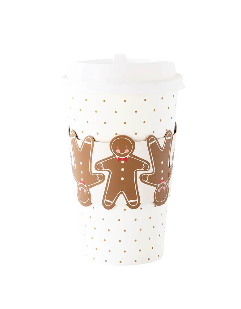 Momo Party's 16 oz Ginger Dots To-Go Cups by My Mind's Eye. Whether you want the perfect cup to display on your hot cocoa bar, a pretty cup for your guests to carry, or you just want to enjoy a warm cup of coffee in your kitchen our sets of 8 coffee cups are the perfect way to celebrate the season!