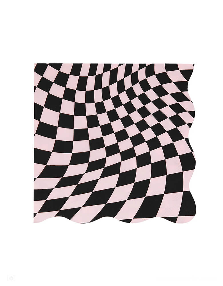 Halloween Checker Large Napkins (Set of 16)