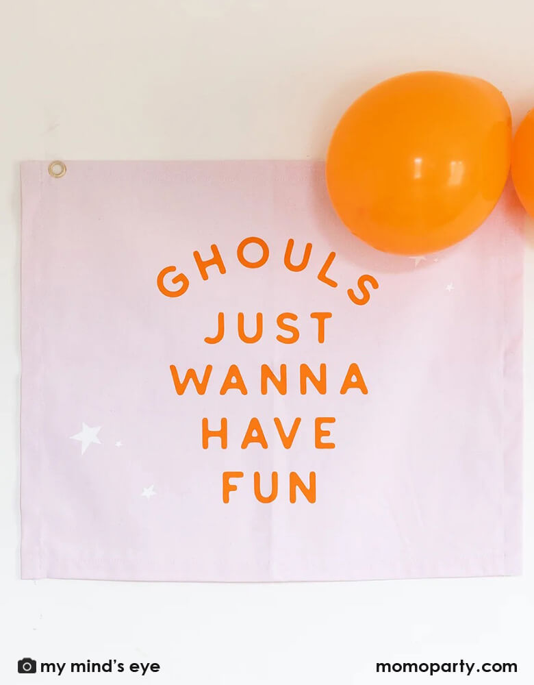 Ghoul Gang "Ghouls Just Want To Have Fun" Canvas Banner