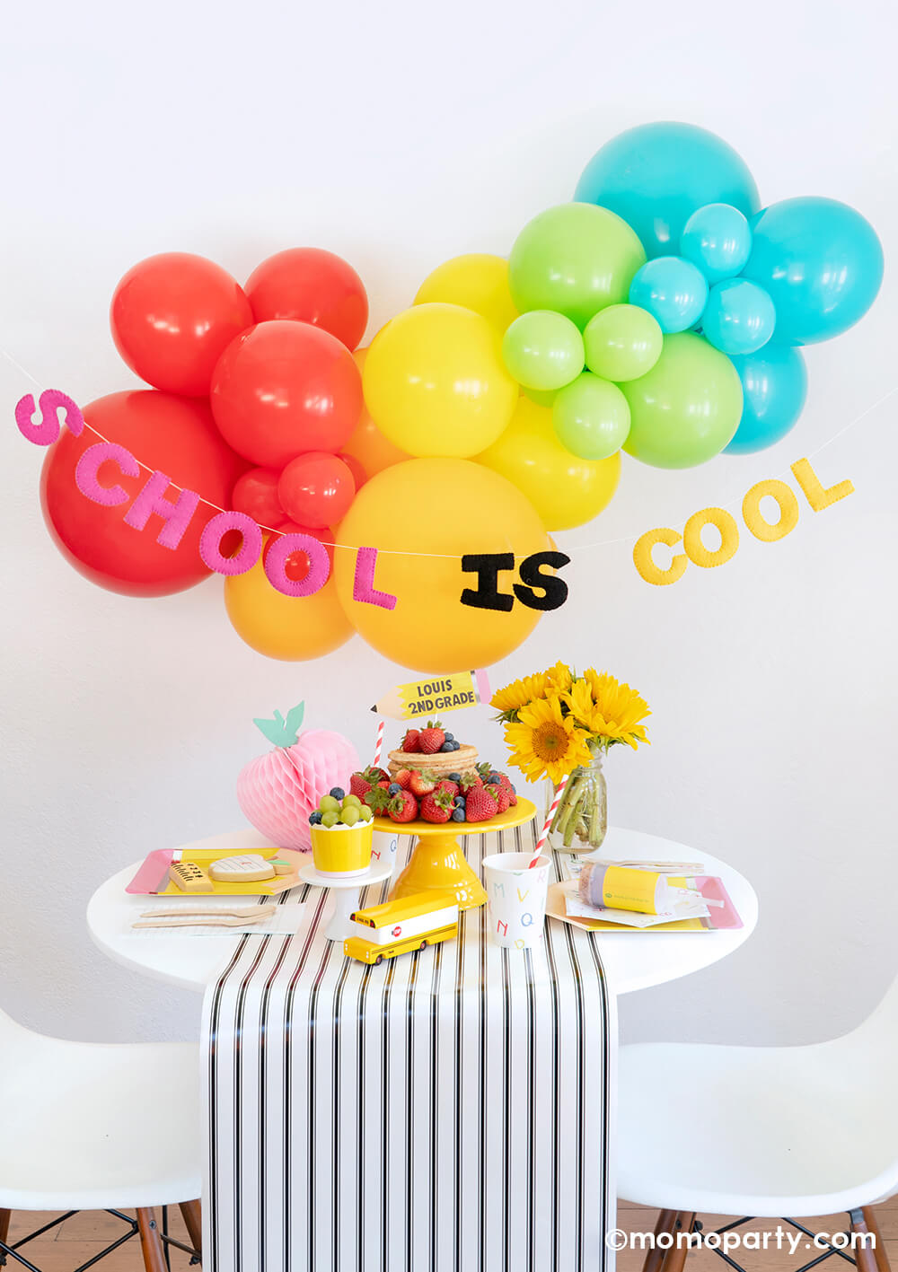 Back To School Alphabet Party Cups (Set of 12)