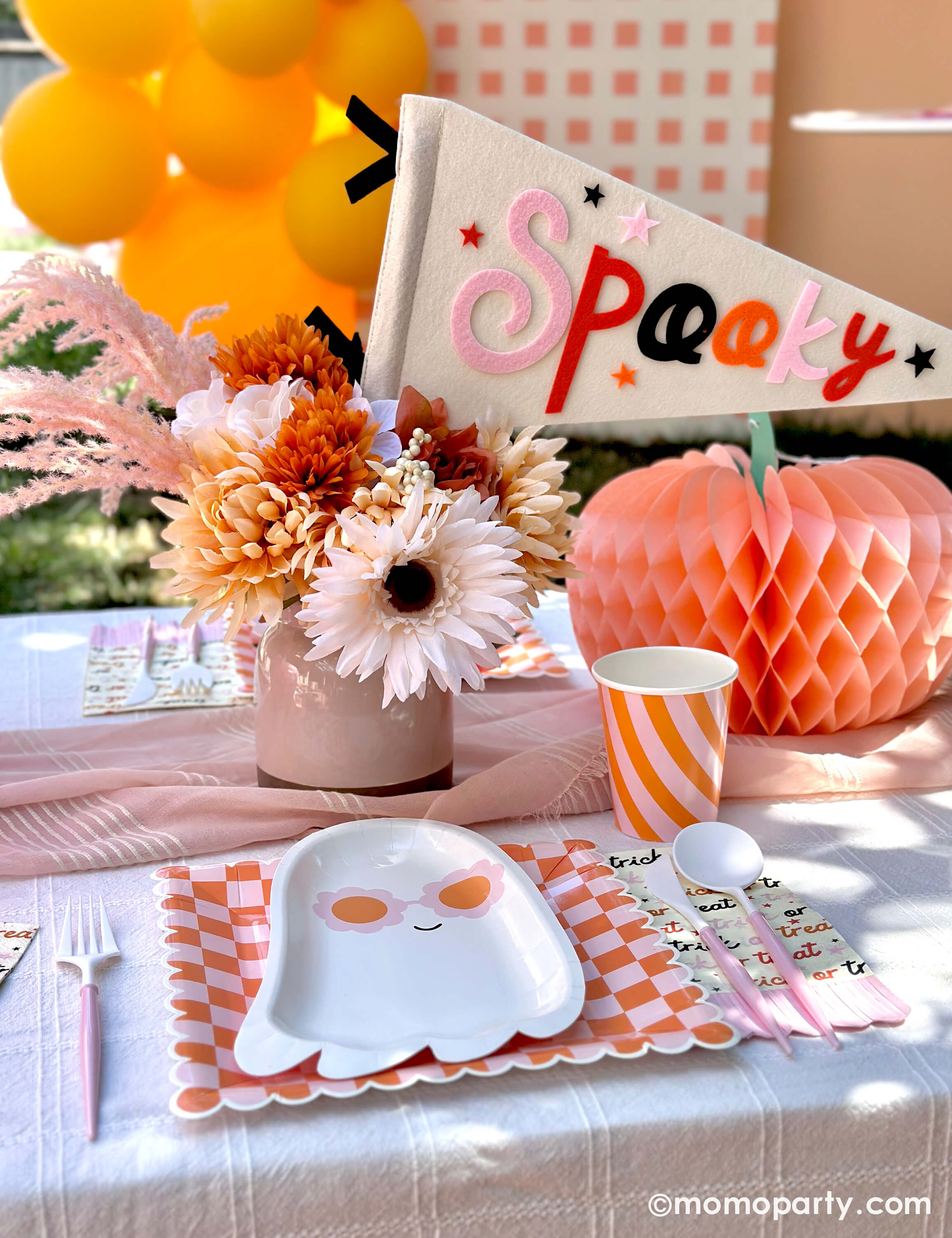 Hey Pumpkin Felt Pennant Banner