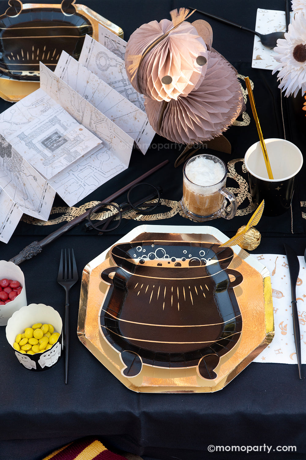 Spellbound Cauldron Shaped Large Plates (Set of 8)