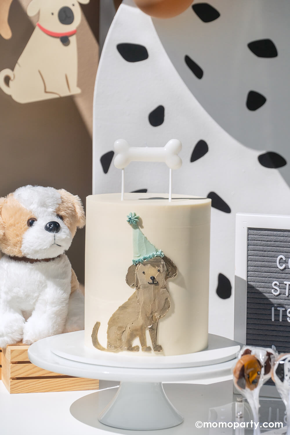 Bow Wow Large Candle