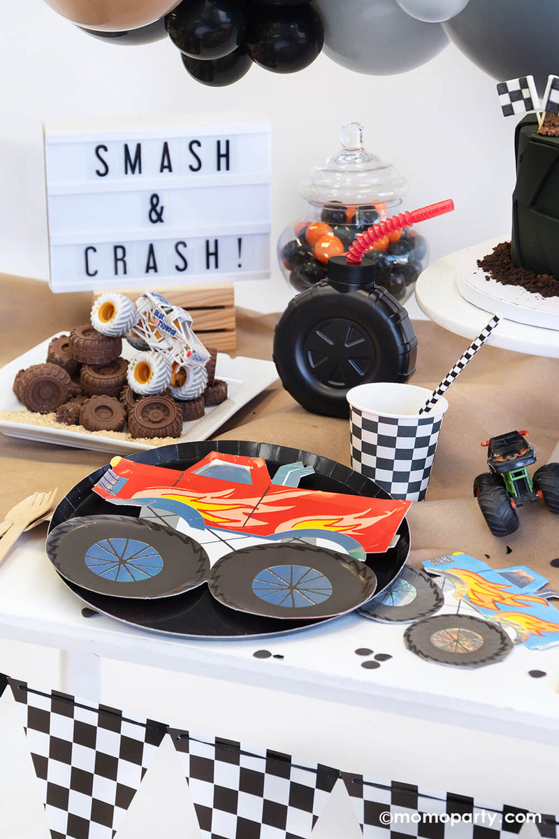 Monster Racing Plate Design Monster Truck Plates (Set of 8)