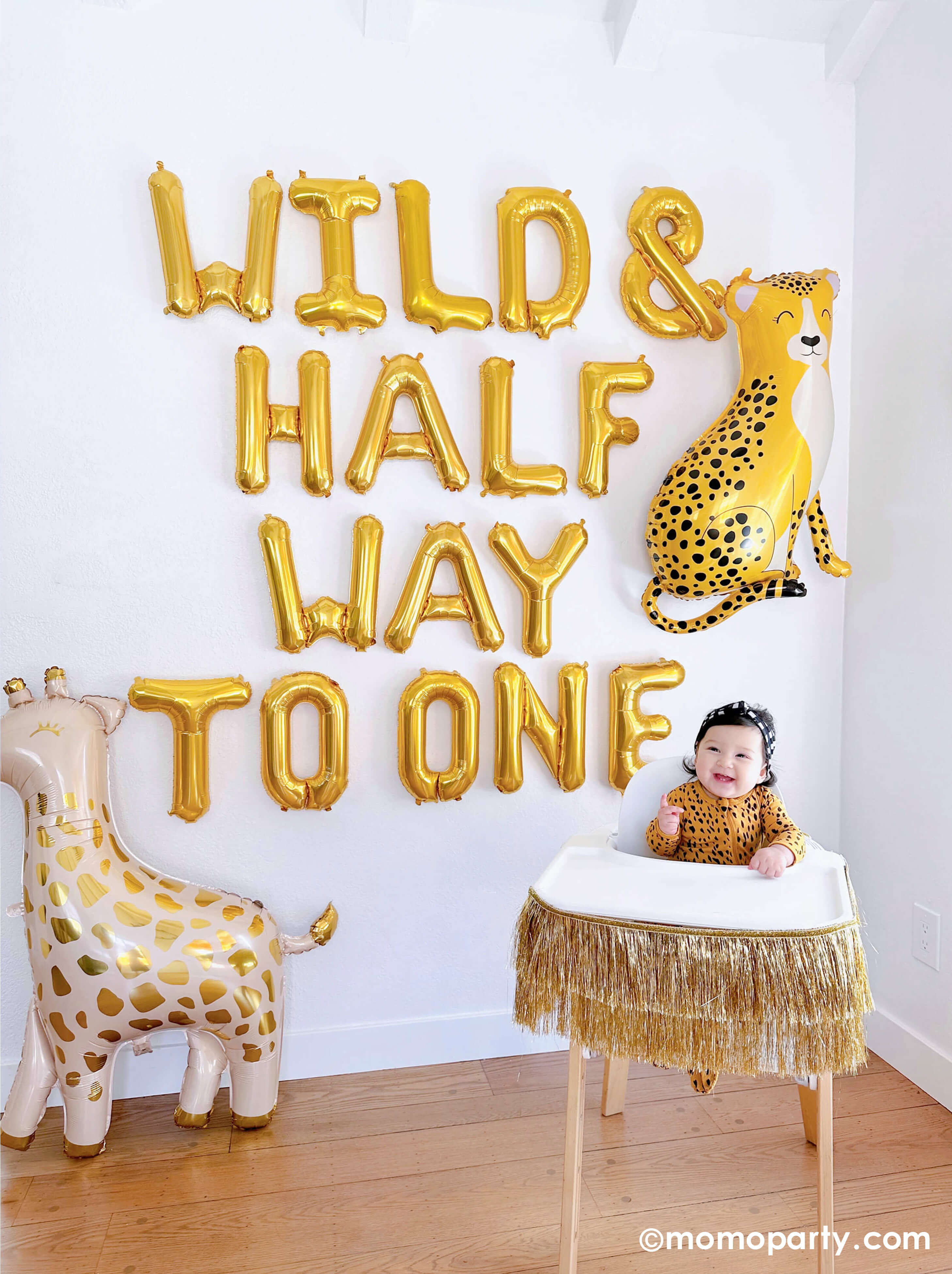 Giraffe Foil Mylar Balloon